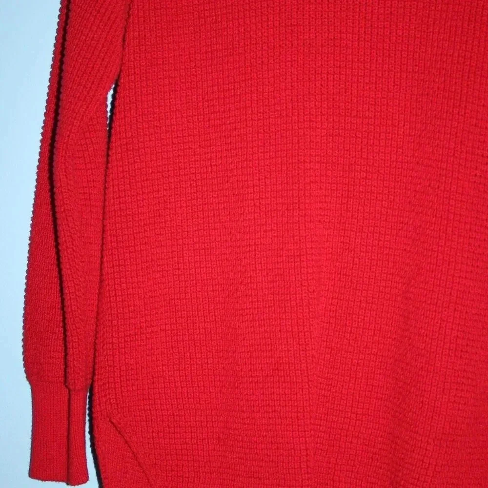 MICHAEL MICHAEL KORS XS Red Cowl Neck Sweater